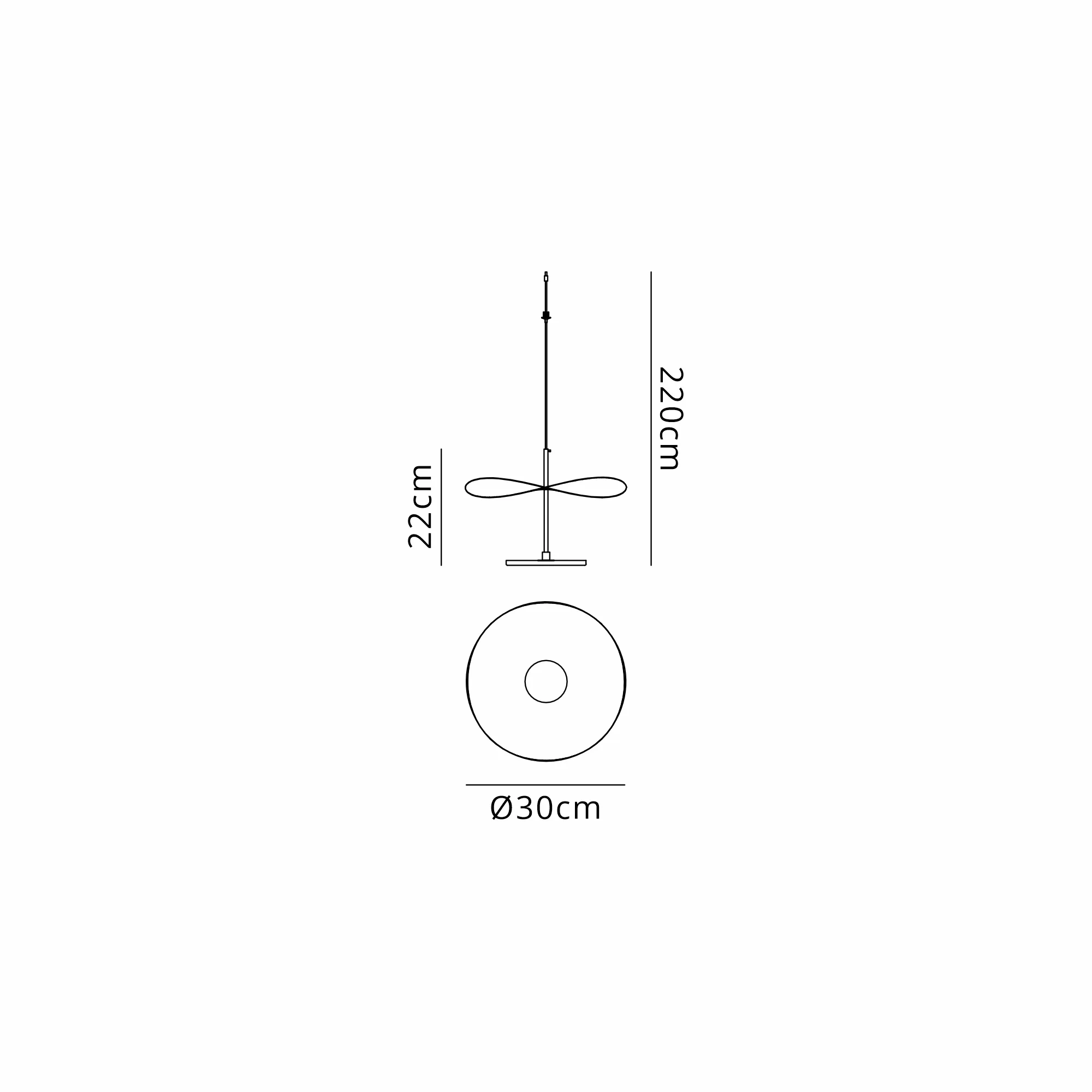 Modular Abisal Ceiling Lights Mantra Single Pendant Module